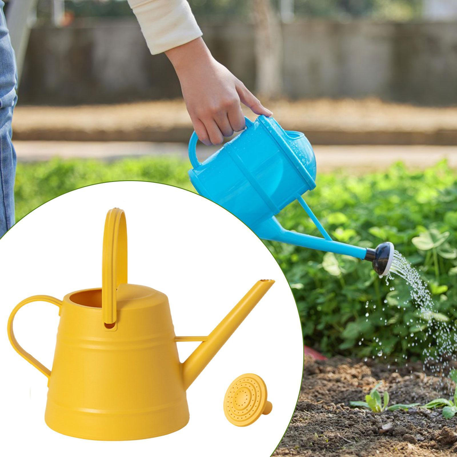 

Длинный носик для полива цветов Увеличенный порт для впрыска Садовый инструмент Растение жёлтый