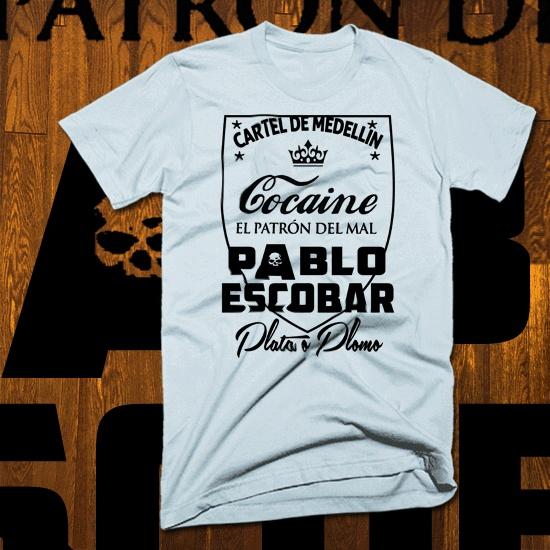 

Esco Unisex T-Shirt Medellin Cartel Sicario Plata O Plomo Narco Kingpin ColombiA