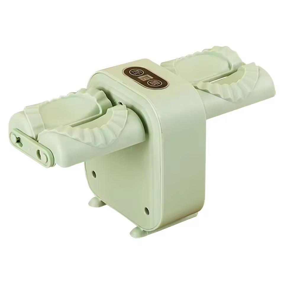 Double Head Dumpling Maker Automatic Fast Simple Operation Dumpling Press Dumpling Skin Accessories Kitchen Tools Household зелёный