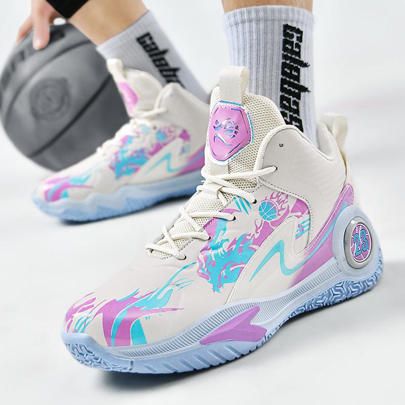 Pánska basketbalová obuv Trend so vzduchovým vankúšom s tlmením nárazov a kvalitná športová obuv na beh