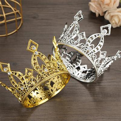 Brauthochzeits-Tiaras Kleine Krone Brithday Kuchen Backen Dekorativer Kopfschmuck Kinder Kleines Diadem Haarschmuck