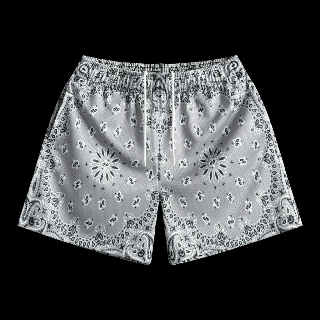 Unisex American Basketball Shorts: Casual, Trendy, Breathable Sports & Beach Five-Point Pants