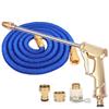 High-Pressure Car Wash Water Gun with Retractable Soft Hose & Nozzle for Tap Water & Flower Watering