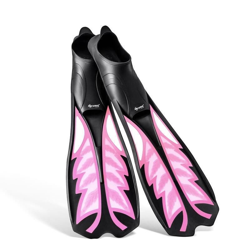 WAVE Short Adult Snorkel Foot Swimming Flippers Fins Flexible Comfort Swimming Fins Submersible Foot Children Fins Flippers