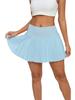 High Waist Pleated Sports Skirt: Yoga, Running, Badminton, Tennis - Anti-Exposure, One-Piece Short Skirt