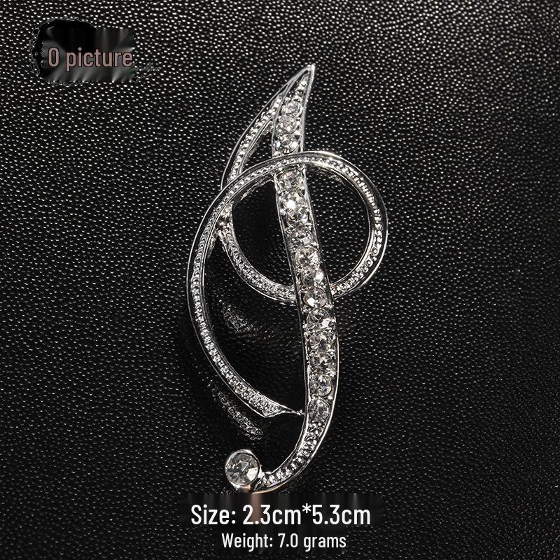 Men's Suit Jacket Brooch: Elegant English Letter Pin for a Stylish Touch