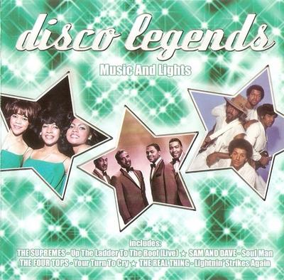 CD VARIOUS  Disco Legends  Music And Lights APWCD1968 Musicbank 2004 UK Dance  Electronica Used
