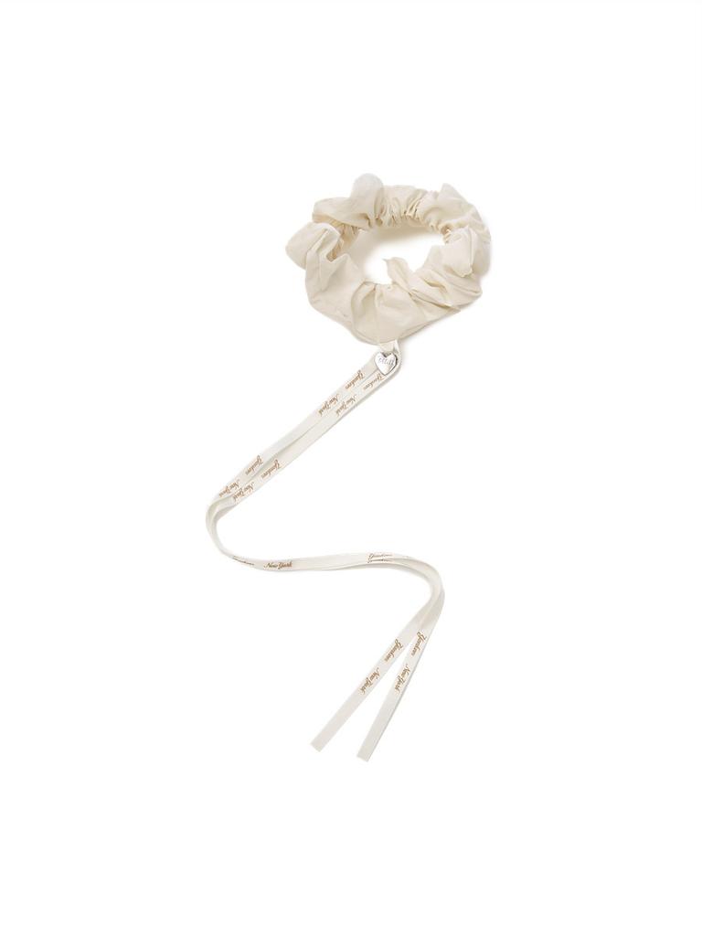 Mlb Ribbon Strap Scrunchie Small Ny (Cream)