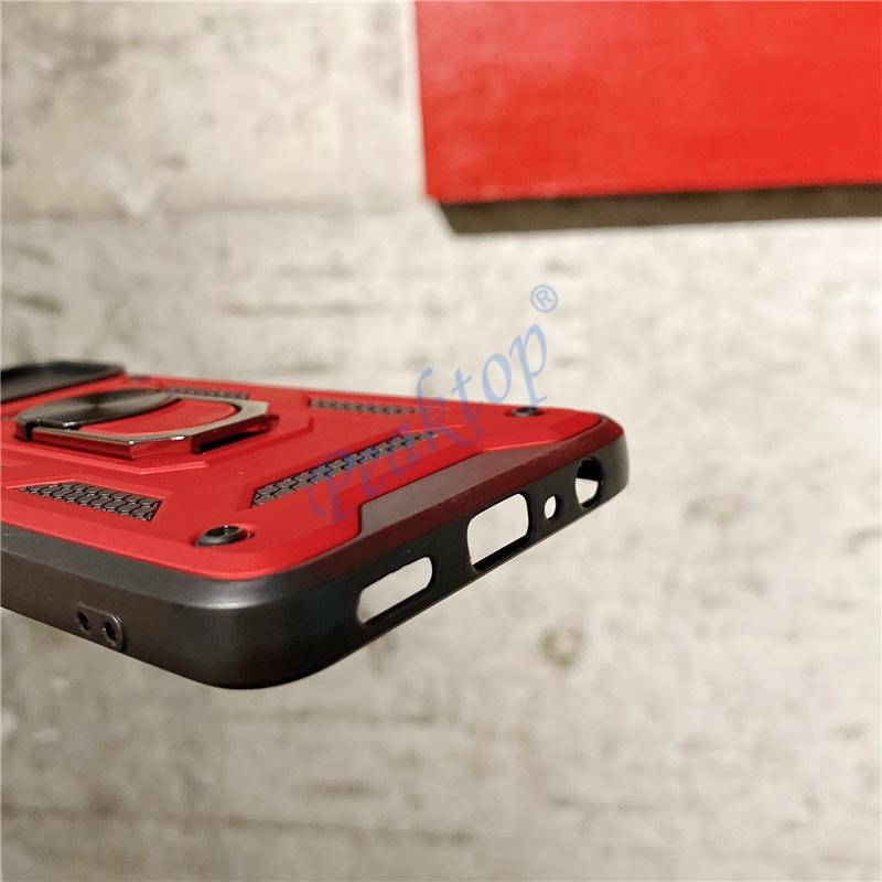Slide Armor Shockproof Phone Case For OPPO A7 A3S A5S A9 2020 Realme 8 Pro C3 C11 C12 C15 Narzo 20 Camera Lens Protection Cover