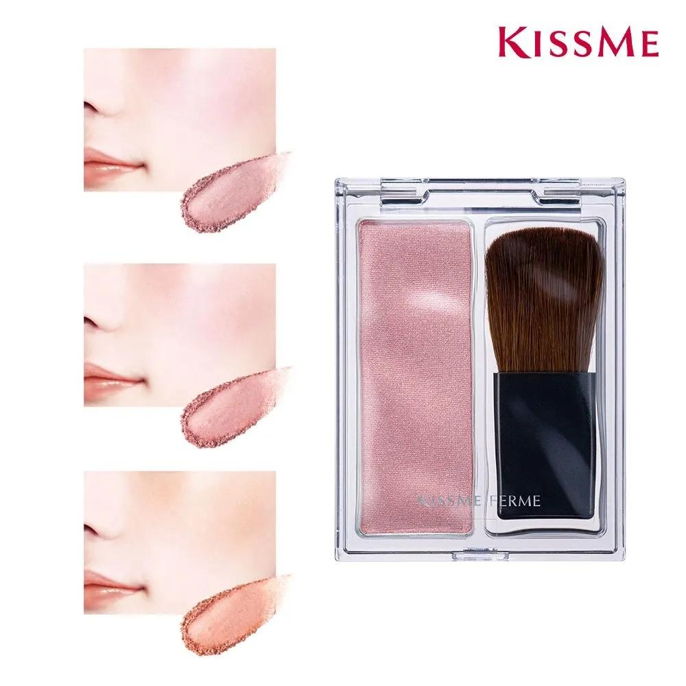 Kiss Me Firmi Glow In Cheek Пудра-румяна с сияющим финишем для щек 03 Nuance Coral