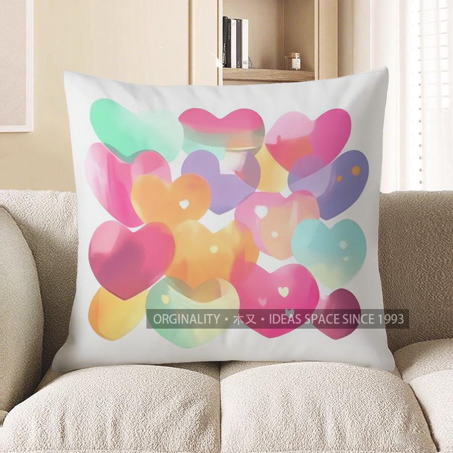 

Home Decor Colorful Sunburst Pattern Decorative Pillow Cover Pattern Cushion Cover Suitable for Sofa Bedroom Car Pillow Cover 40x40cm