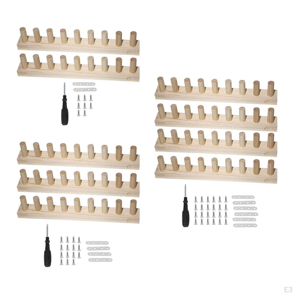 Wooden Knitting Loom Beginner Friendly Adjustable Easy to Use DIY Blanket Maker