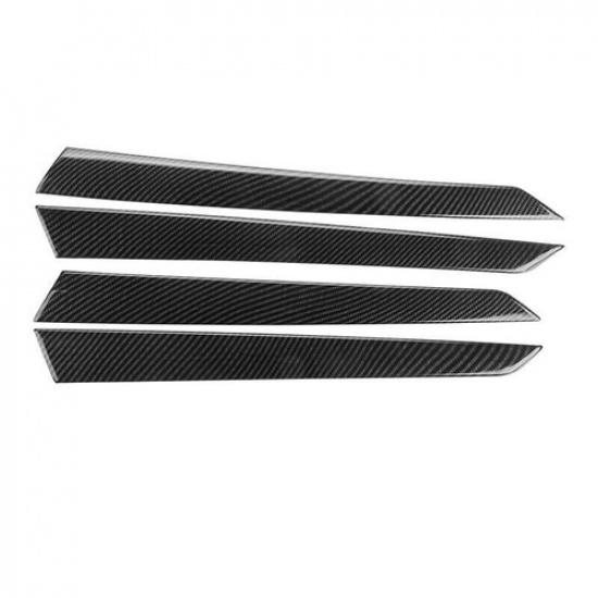 Carbon Fiber Inner Door Panel Strip Trim 4Pcs For Honda Accord 10Th 2018-