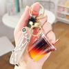 Acrylic Milk Tea Keychain: Cute Coffee Cup Glitter Pendant Charm