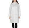 Women's Long Quilted Down Jacket (XW000251) White