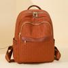 Vintage Backpack Large Capacity Multi-Function Shoulder Bag Women's Soft Leather Backpack