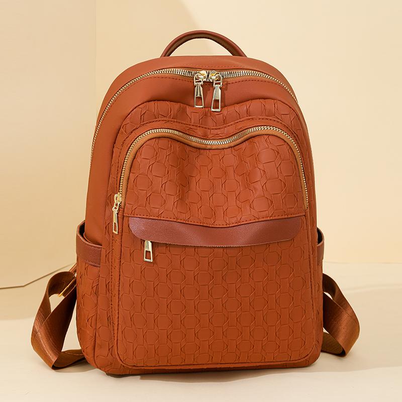 Vintage Backpack Large Capacity Multi-Function Shoulder Bag Women's Soft Leather Backpack