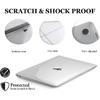 Kristallklares Laptop-Case für Macbook Air 13,6 M4 15 M3 Hartschalen-Cover für Mac Book Pro 13 M1 M2 14 M4 16 2025 Hülle Zubehör