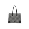 New MLB Monogram Collection Polyester Tote Bag Shopping Bag Shoulder Bag Handbag Regular Unisex Gray 3AORL021N-50GRS