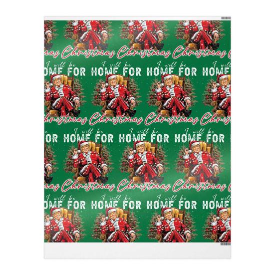 Christmas Gift Wrapping Paper Santa Snowman Designs Decorative Present Wrap Festive Party Decorations for Home Party Decor
