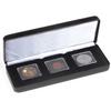 Leuchtturm Nobile Quadrum Coin Capsule Etui (Black) (3Coins)