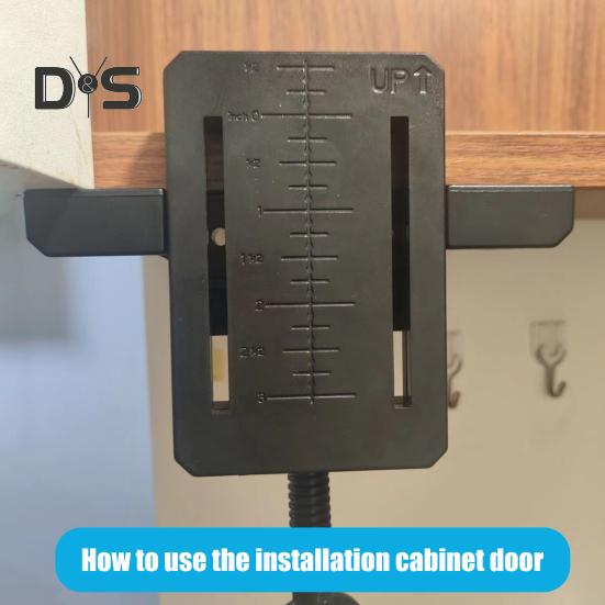 Positionierer für die Installation von Schranktüren, korrosionsbeständig, leicht, verstellbar, einfache Installation, vielseitiges Hardware-Jig-Holzbearbeitungswerkzeug