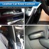 Auto Lederen Kniebeschermer Comfortabel Geheugenschuim Auto Interieur Accessoires Voor OPEL OPC Line Zafira B Corsa D Insignia Mokka Regal