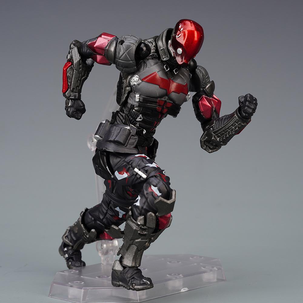 AMAZING YAMAGUCHI Arkham Knight Batman Red Hood Robin Jason Todd Figuarts Game KAIYODO Action Figure Model Toy Collection Gift