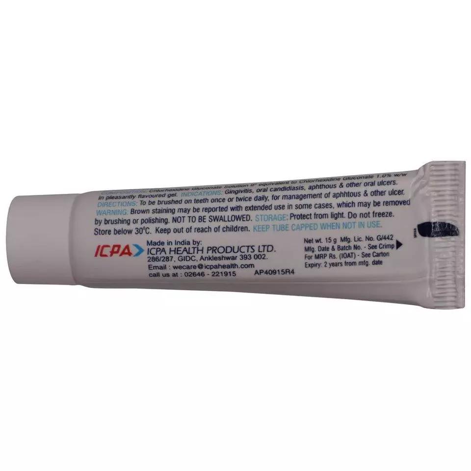 Pack of 6 X Dental HEXIGEL Antiseptic Gluconate Mouth Gel 15gm For Rapid Heal of Ulcers