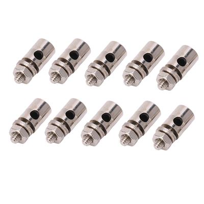 10pcs RC 1.8mm Pushrod Connector Linkage Stoppers for RC Model Airplane Plane DIY Parts