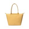 LONGCHAMP Le Pliage Green Eco Friendly Canvas One Shoulder Handbag Womens Yellow