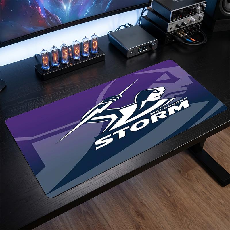 Melbourne Storm Pattern Mousepad Anti?Slip Rubber Desk Pad For Gaming Working Desktop Decoration