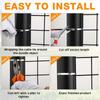 Metal Zip Ties Stainless Steel Heavy Duty Cable Ties 4.6mm Multipurpose Exhaust Wrap Self-Locking Cable Wire Ties Fastening Ring