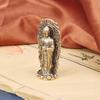 Vintage Brass Amitabha Buddha Xiangyun Western Trinity Ornaments Crafts Hand Pieces Pendant Old Bronze Wholesale