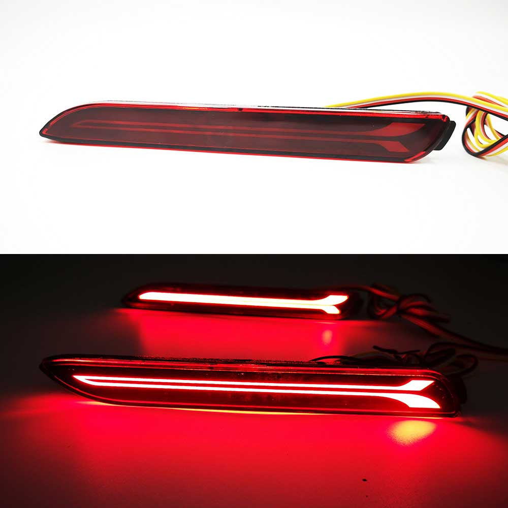 Car LED Rear Bumper Reflector Brake Lamp For Toyota RAV4 Harrier Sienna EZ Alphard Aygo Mark X Lexus IS-F GX470 RX300 5630 NX RC