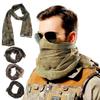 Großer Camouflage-Schal Scharfschütze Jäger Mesh Gesichtsschal Herren Reiten Radfahren Schleier Camping Jagd Angeln Wandern Schals
