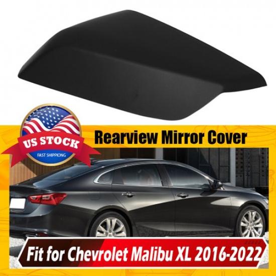 Left For 2016-2021 2022 Chevrolet Malibu Driver Mirror Cap Cover Black Textured