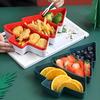 3-Section Christmas Tree Snack Tray | Festive Serving Platter for Nuts Candy Fruits | Holiday Entertaining & Dessert Table