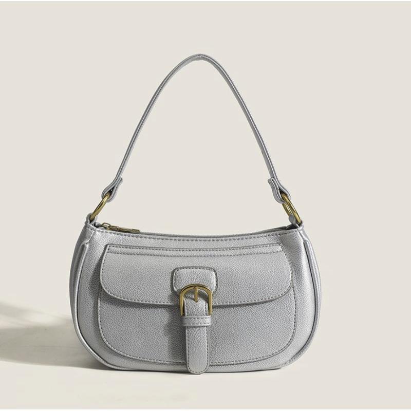 

Сумка Женская Мода Новая Сумка через плечо Сумка под мышкой 28*15*8cxm серебряный