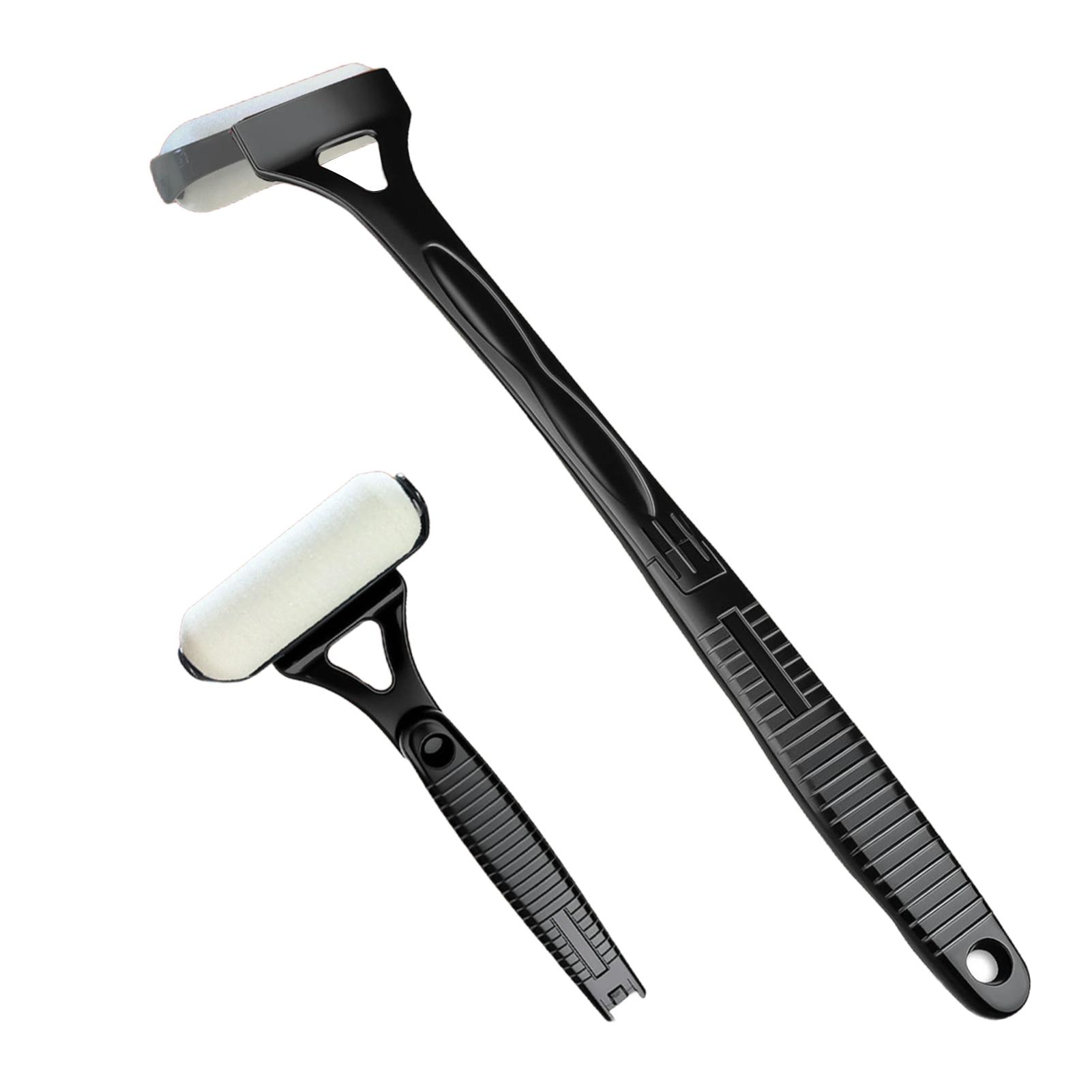 

Foldable Back Lotion Applicator Long Handle Roller for Sunscreen Body Cream ABS Plastic Sponge Roller Self Care Tool