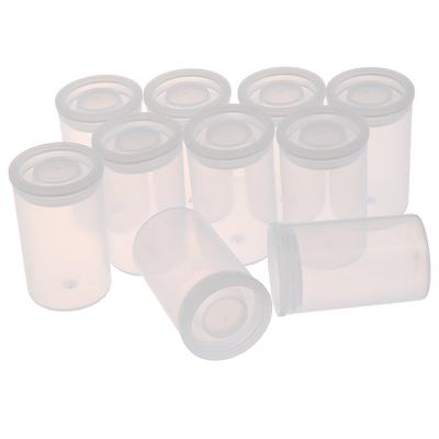 10 Adet Plastik Boş Şişe Rulo Film Kutu Mühür Balık Yemi Kutu Kabı
