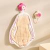 4PCS Wall Mounted Flower Hooks Decorative Towel Hanger Multi-functional Key Hangers  Bathroom