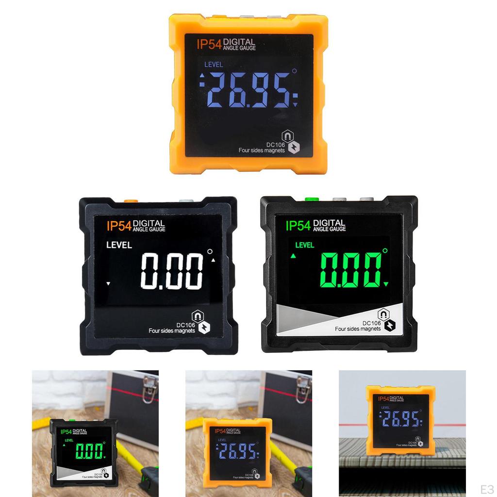Digital Inclinometer Angle Gauge Meter Electronic Level LCD Display Waterproof Compact Measuring