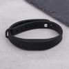 Регулируемый чисто черный силиконовый RFID-браслет 125 кГц/13,56 МГц 14443A IC-чип Водонепроницаемый браслет