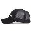 Breathable Mesh Baseball Cap Mountain Range Embroidery Hip Hop Hat Fashion Sunscreen Hat  Summer
