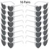 12/16 Pairs Per Set Heart Shaped Sunglasses Women Stylish Vintage Design Decor Sun Glasses Trendy Fashion Cute Outdoor Shades
