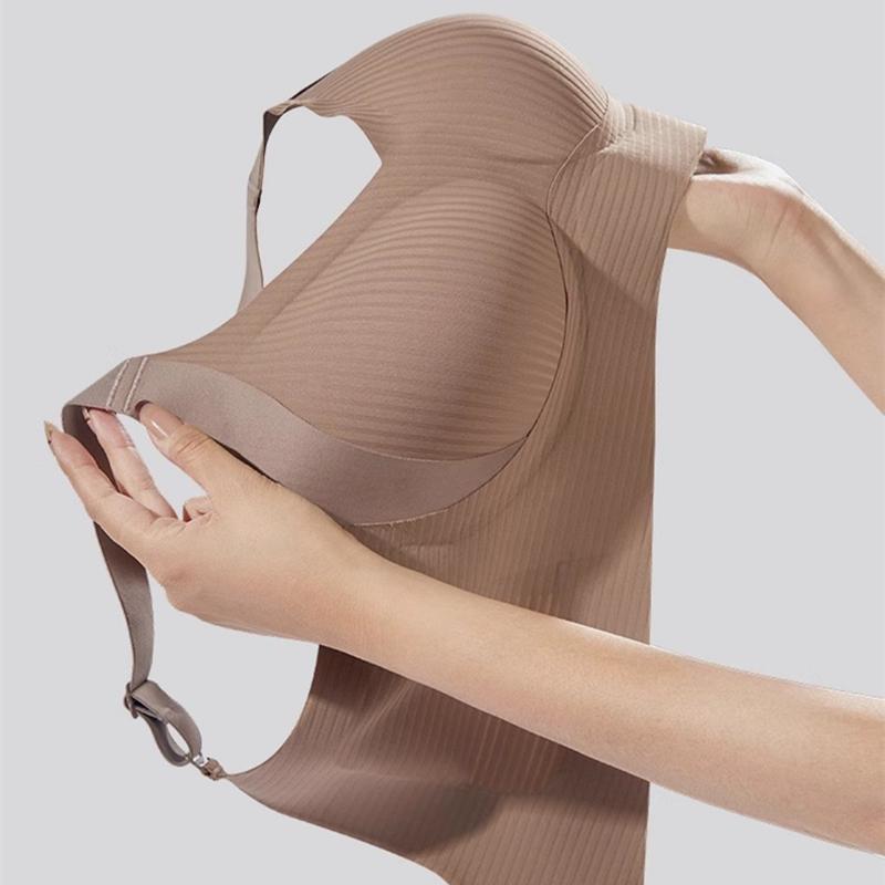 Adjustable Bra for Large Breasts Small Size Trace-Free Comfort No Steel Rings Underwear for Women