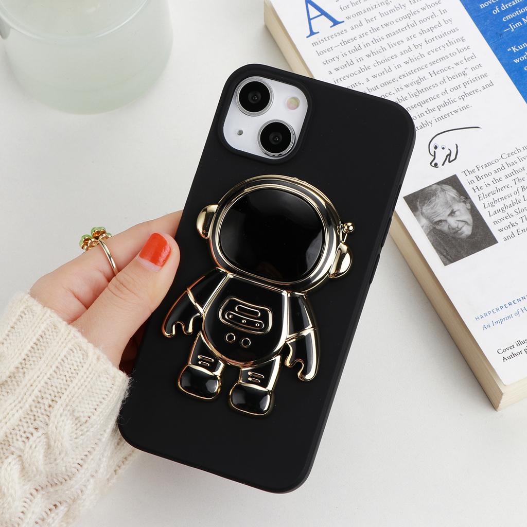 Custodia Pieghevole Placcata Astronauta Per Samsung Galaxy M31 M32 M52 S8 S9 S10 S10e S20 S21 FE S22 Ultra Plus Note 8 9 10 Lite 20 Cover