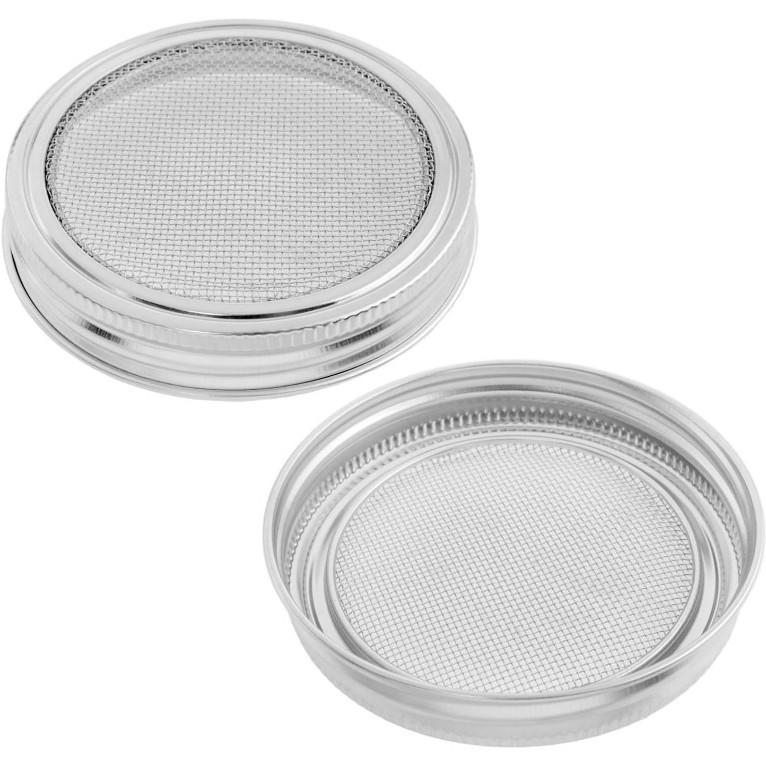304 Stainless Steel Sprouting Lid for Mason Jar - 86mm/70mm
