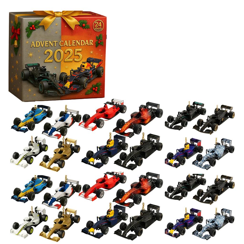 Adventní kalendář obsahuje 24 vánočních ozdob. Kalendář příjezdu Vánoce odpočítávání